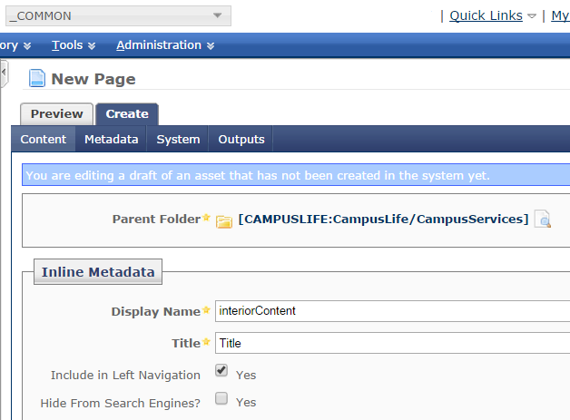 parent folder with selected path