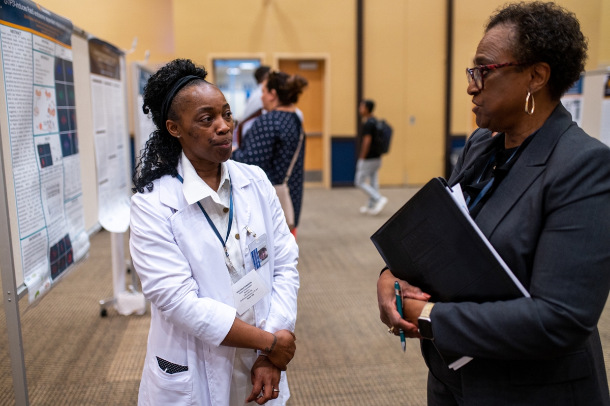 Shalonda Roberson with Dr. Ballenger