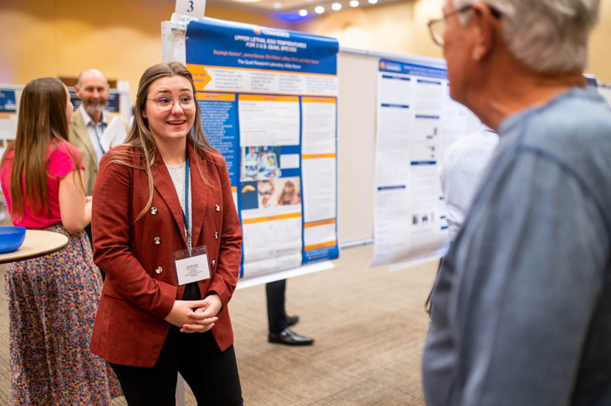 Bayleigh Becker from the Quail Research Laboratory