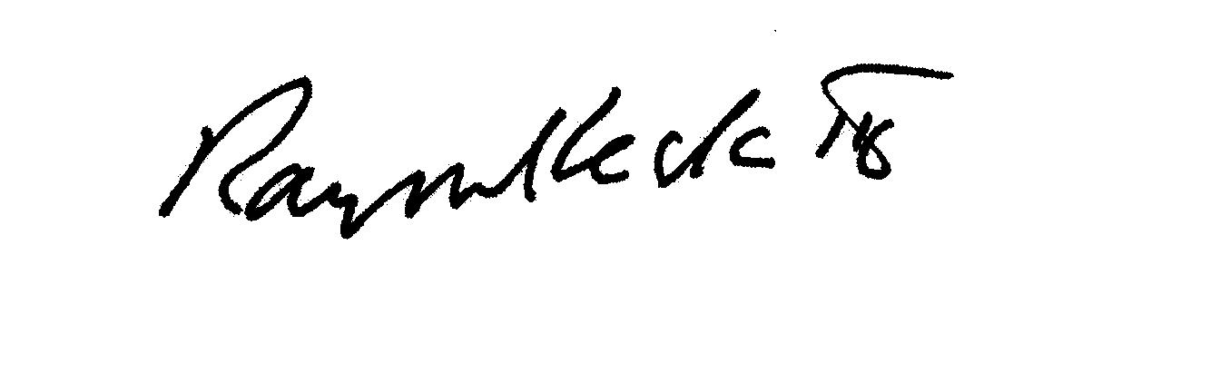 President Keck's Signature