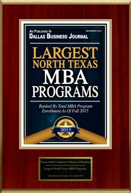 Largest MBA Program in North Texas