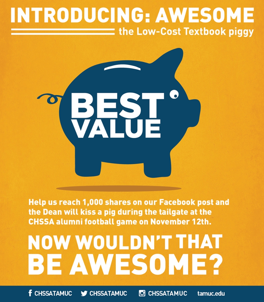 Low Cost Textbook Initiative Facebook Posts