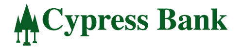 Cypress Bank logo