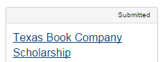 submitted scholarship example