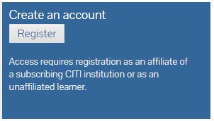 CITI login